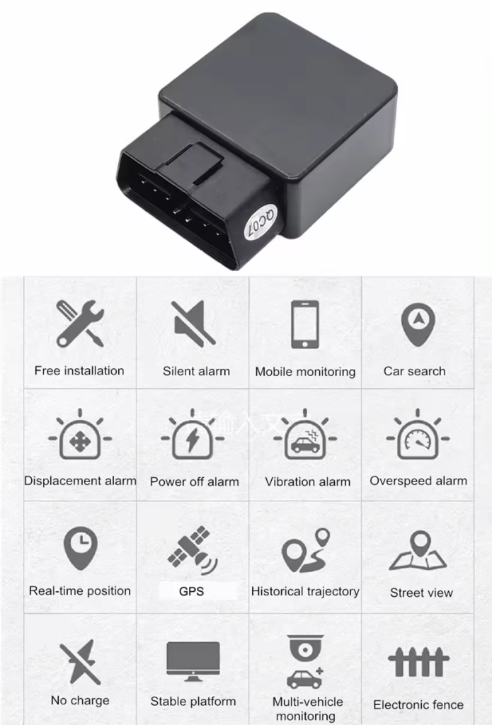 ehang gps device obd vehicle tracker