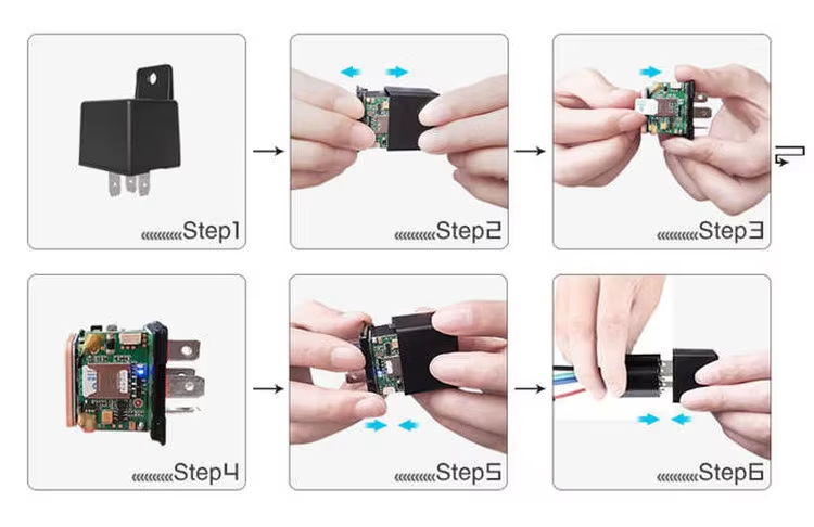 ehang gps tracking relay vehicle tracker