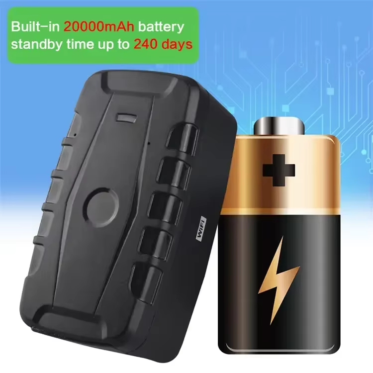 magnet gps wireless long battery 20000mah waterproof vehicle tracker