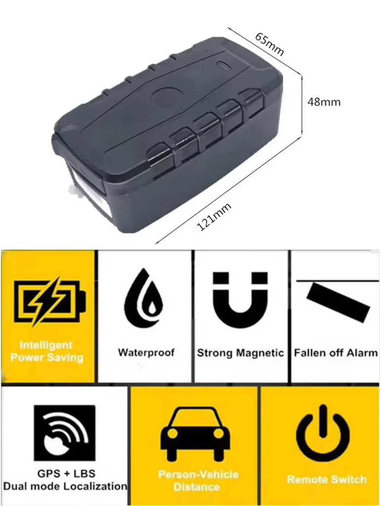 magnet gps wireless long battery 20000mah waterproof vehicle tracker